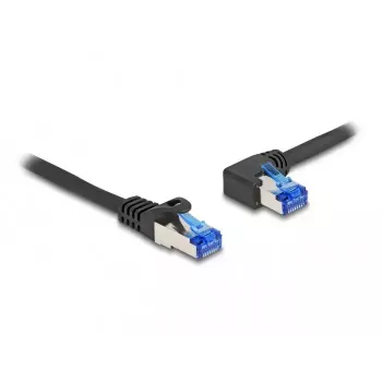 Tinklo kabelis DeLOCK RJ45 Cat.6A S/FTP 3 m juodas