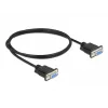 Serijinis laidas DeLOCK 87786 juodas 1m DB-9