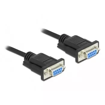 Serijinis laidas DeLOCK 87786 juodas 1m DB-9