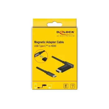 DeLOCK USB Type-C į HDMI adapterio laidas 4K 60 Hz magnetinis 1,20 m