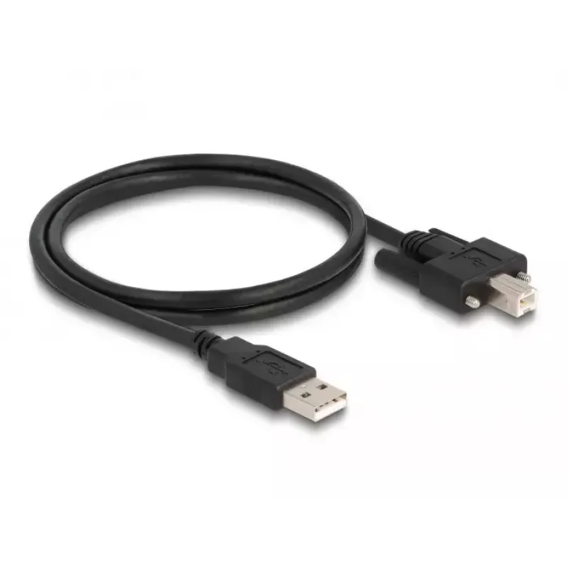 DeLOCK laidas USB 2.0 Type-A kištukas į Type-B kištuką su varžtais, 1 m