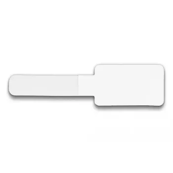 DeLOCK Mini kablio laikiklis su kabliuku ir kilpa L 90 mm x P 24 mm lipnus 10 vnt. balta