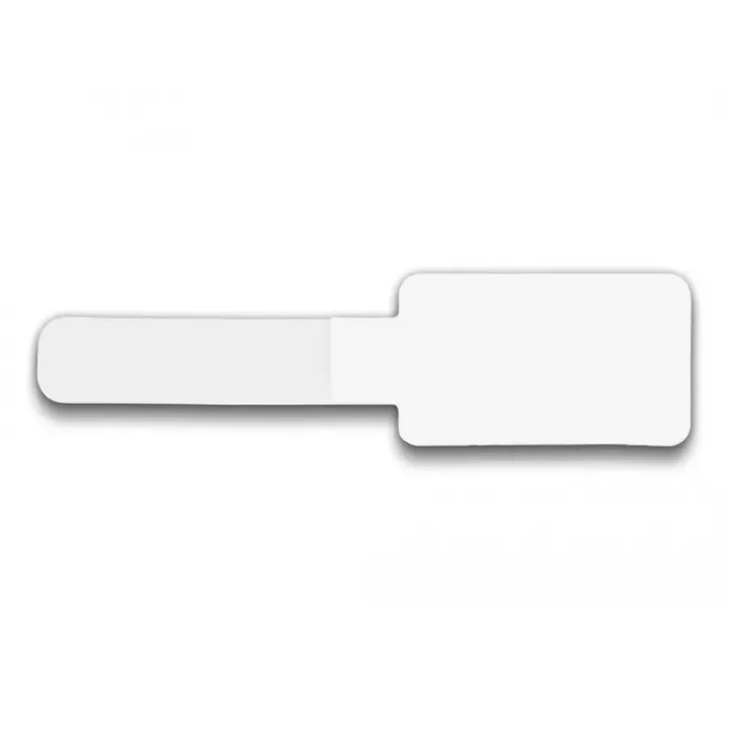 DeLOCK Mini kablio laikiklis su kabliuku ir kilpa L 90 mm x P 24 mm lipnus 10 vnt. balta