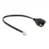 DeLOCK kabelis RJ10 kištukas į RJ10 lizdą 30 cm juodas