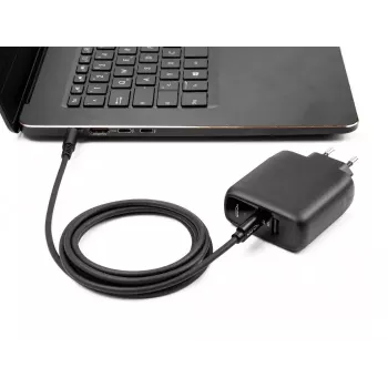 DeLOCK nešiojamojo kompiuterio įkrovimo laidas USB Type-C kištukas į Dell 7.4 x 5.0 mm kištukas 1,5 m 20 V
