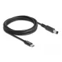 DeLOCK nešiojamojo kompiuterio įkrovimo laidas USB Type-C kištukas į Dell 7.4 x 5.0 mm kištukas 1,5 m 20 V