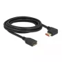 DisplayPort ilginamasis kabelis DeLOCK 87076 3m 8K 60Hz kištukas 90° į kairę kampinis į lizdą