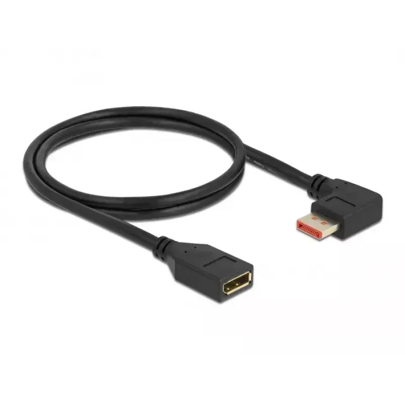 DisplayPort ilginamasis laidas DeLOCK 87077 1m 8K 60Hz stačiu kampu