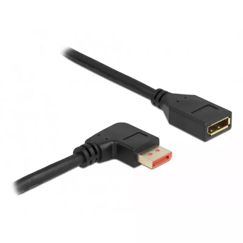 DisplayPort ilginamasis laidas DeLOCK 87077 1m 8K 60Hz stačiu kampu