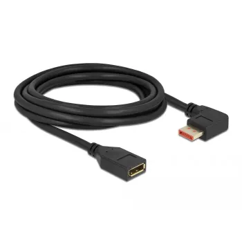 DisplayPort ilginamasis laidas DeLOCK 87079 3 m 8K 60 Hz stačiu kampu