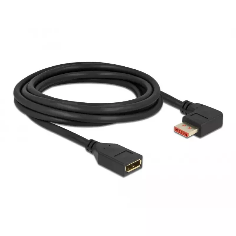 DisplayPort ilginamasis laidas DeLOCK 87079 3 m 8K 60 Hz stačiu kampu