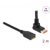 DisplayPort ilginamasis laidas DeLOCK 90° į viršų lenktas 8K 60 Hz 2 m