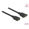DisplayPort laidas, moteriška į moterišką, skirtas montuoti skydelyje, DeLOCK 87101