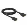 DisplayPort laidas, moteriška į moterišką, skirtas montuoti skydelyje, DeLOCK 87101
