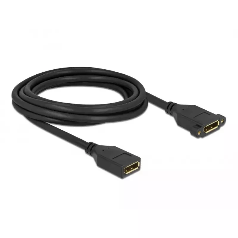 DisplayPort kabelis, lizdas-lizdas, skirtas montavimui panelėje, DeLOCK 87103, 3 m