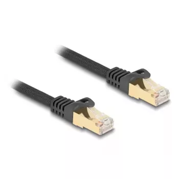 DeLOCK RJ45 tinklo kabelis Cat.6A S/FTP 7,5 m juodas