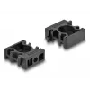 Kabelių movos laikiklis DeLOCK 60482 Juoda 8 vnt. Plastikinis 30 mm