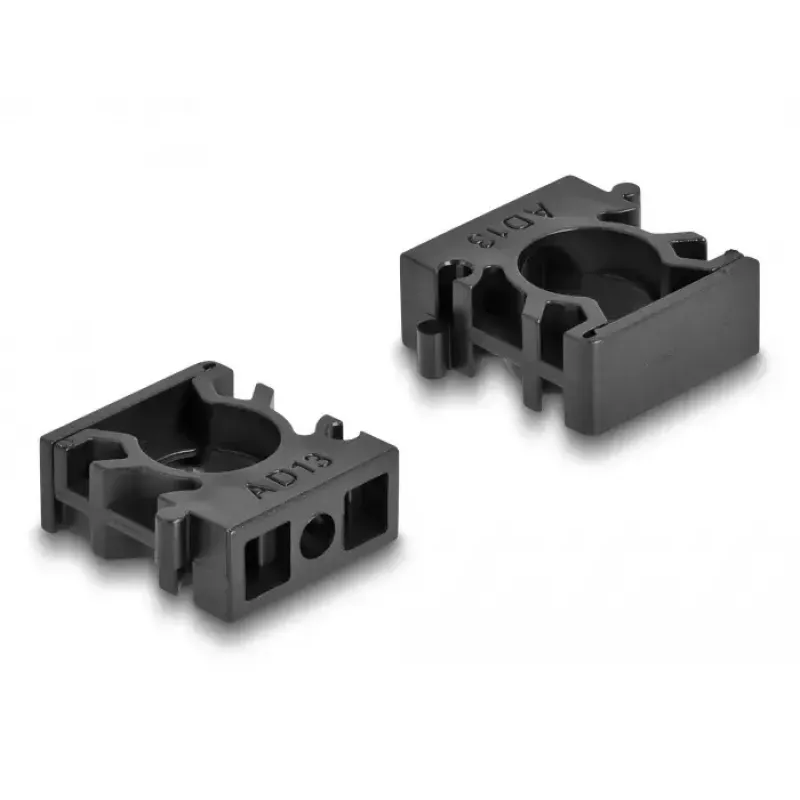 Kabelių movos laikiklis DeLOCK 60482 Juoda 8 vnt. Plastikinis 30 mm