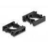 Kabelių laikiklis DeLOCK 60486 25 mm juodas 4 vnt.