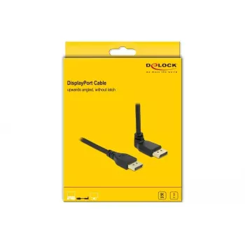 DELOCK DisplayPort laidas 3 m, DisplayPort į DisplayPort, 5,7 mm skersmuo, palaiko iki 32 garso kanalų
