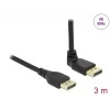 DELOCK DisplayPort laidas 3 m, DisplayPort į DisplayPort, 5,7 mm skersmuo, palaiko iki 32 garso kanalų