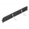 Šepečio skydelis DeLOCK 66552 juodas metalinis 48mm plotis 482mm gylis 44.4mm aukštis