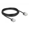 Tinklo kabelis DeLOCK RJ45 Cat.6 UTP 5m juodas