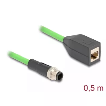 DeLOCK pramoninis tinklo priedas 60571 Kabelio ilgis 0,5 m Sertifikatas UL 94