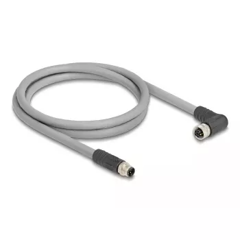 DeLOCK jutiklio / pavaros kabelis 3 m RST M12 Pilkas 80544