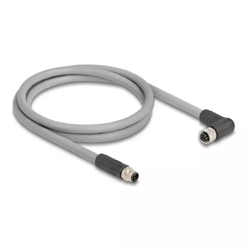 DeLOCK jutiklio / pavaros kabelis 3 m RST M12 Pilkas 80544