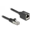Tinklo kabelis DeLOCK 90320 RJ-45 Cat6a 1 m Juodas