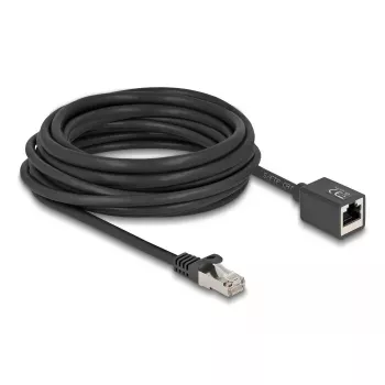 Tinklo kabelis DeLOCK 90320 RJ-45 Cat6a 1 m Juodas