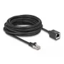 Tinklo kabelis DeLOCK 90320 RJ-45 Cat6a 1 m Juodas