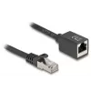 Tinklo kabelis DeLOCK 90318 RJ-45 Cat6a 5 m Juodas