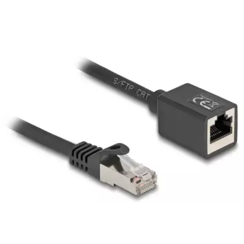 Tinklo kabelis DeLOCK 90318 RJ-45 Cat6a 5 m Juodas