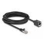 Tinklo kabelis DeLOCK 90318 RJ-45 Cat6a 5 m Juodas