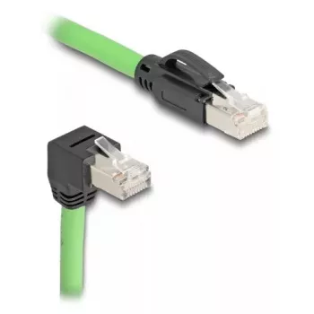 Tinklo kabelis DeLOCK 80897 RJ-45 Cat6a 5 m Juoda Žalia