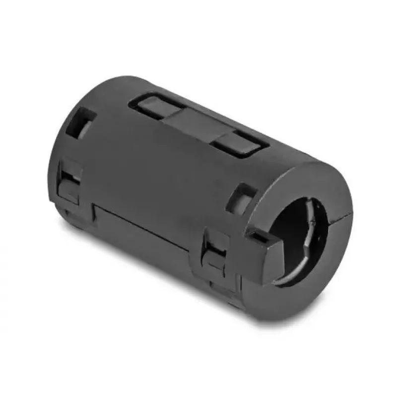 Ferito šerdies spaustukas DELOCK 80947, juodas, 36×19,5×18 mm, pakuotėje 2 vnt.