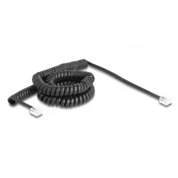 DeLOCK telefono kabelis 90226 5 m juodas RJ-11 į RJ-11