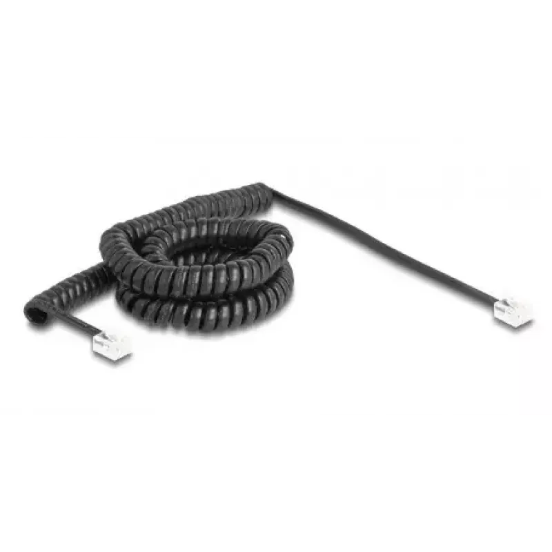 DeLOCK telefono kabelis 90226 5 m juodas RJ-11 į RJ-11