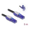 Tinklo kabelis DeLOCK 80929 RJ-45 Cat6 5 m juodas violetinis