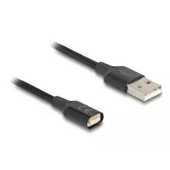 DeLOCK 88167 USB 2.0 Type-A į magnetinę sąsają kabelis 1m juodas
