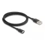DeLOCK 88167 USB 2.0 Type-A į magnetinę sąsają kabelis 1m juodas