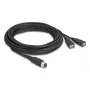 DeLOCK jutiklio / pavaros kabelis 5 m M12 2 x USB Type-A juodas 60652