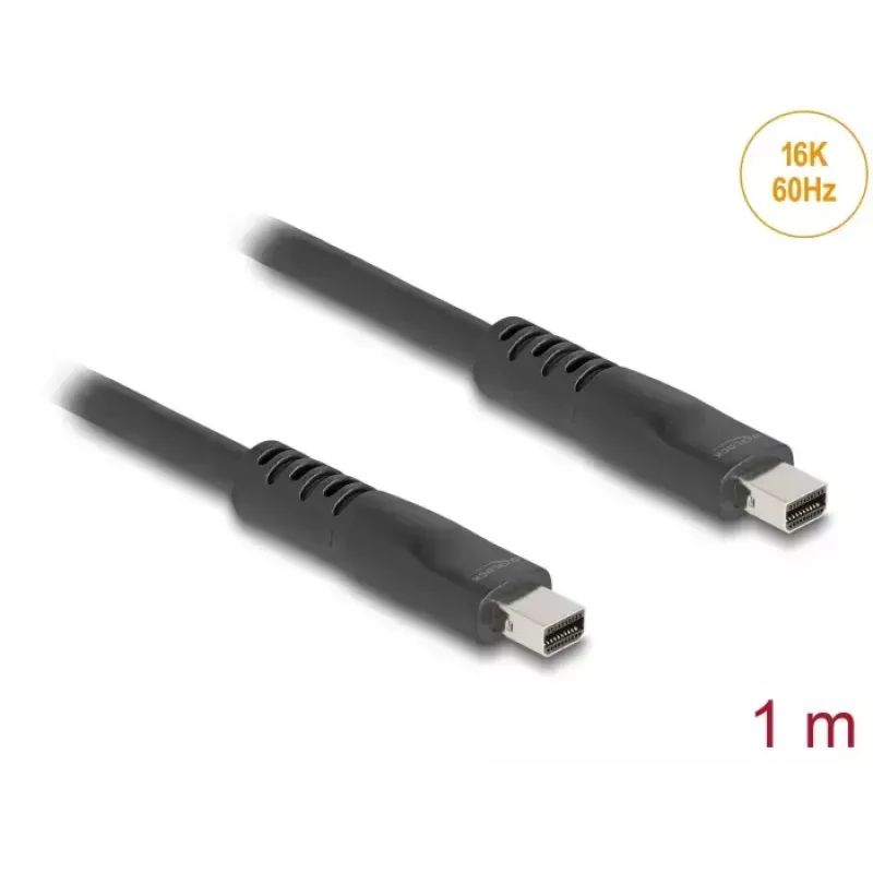 DeLOCK 81176 DisplayPort kabelis 1 m Mini DisplayPort juodas
