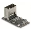 DELOCK vidinė M.2 į Mini-SAS adapterio kortelė 64260, M.2 priegloba, Mini-SAS išvestis, JMicron JMB585, juoda, LED