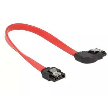 SATA laidas DeLOCK 83967 0.2 m SATA 7 kontaktų juodas raudonas