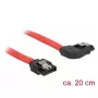 SATA laidas DeLOCK 83967 0.2 m SATA 7 kontaktų juodas raudonas