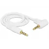 Audio kabelis DeLOCK 84736 0,5 m 3,5 mm baltas