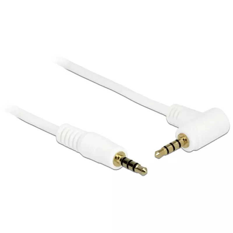 Audio kabelis DeLOCK 84736 0,5 m 3,5 mm baltas